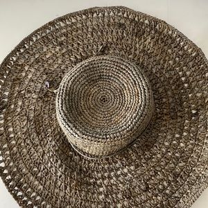 Brown straw hat